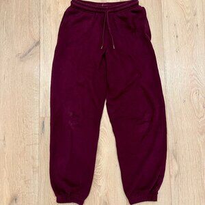 Women's Maroon Sweatpants